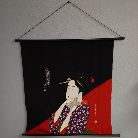 VTG Geisha Silk Tapestry