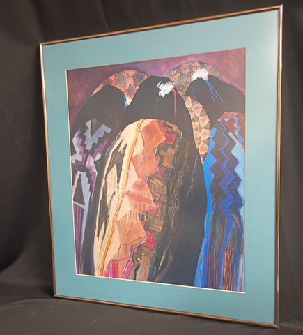 VTG Framed & Matted Dolona Roberts Print