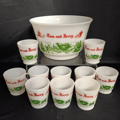 VTG Hazel Atlas Egg Nog Set
