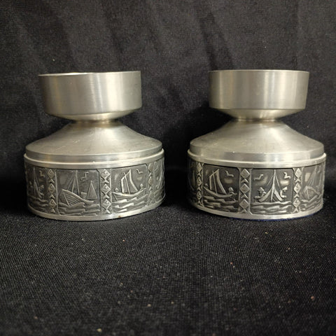 VTG Selandia Pewter Candle Holders