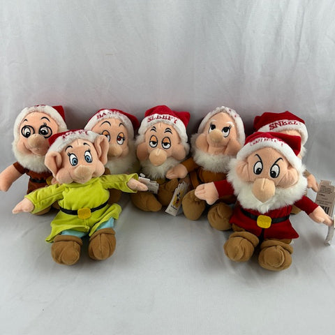 Disney's 7 Dwarves Christmas Plushies