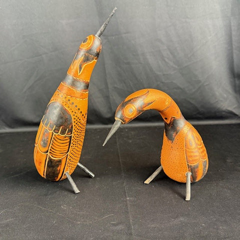 Peruvian Hand Carved Folk Art Birds
