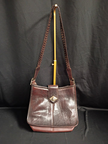 Brighton Brown Leather Crossbody Bag