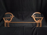 Southwestern Ram Towel Rack