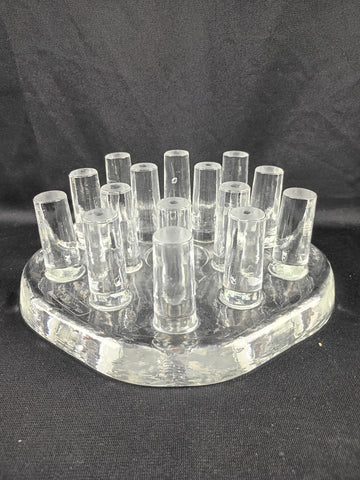 Clear Crystal Tea Light Holder