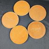 L. L. Bean leather coasters