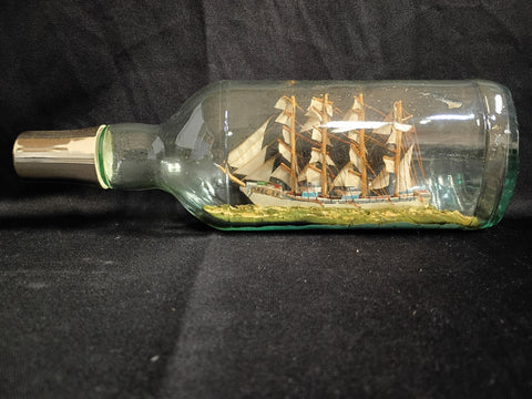 VTG Sailing Ship in a Bottle
