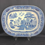 VTG Large Blue Willow Ocean Serving Platter