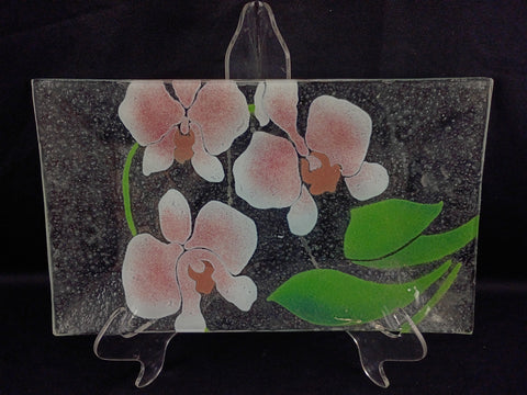 Sydenstricker Fused Art Glass Platter