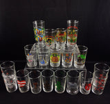 Lot of 21 VTG German Beer & Wine Tasting Glasses