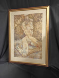 Egon Shiele Inspired Nude