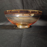 VTG Carnival Glass Serving Bowl