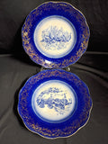 Antique French Turkey Plates