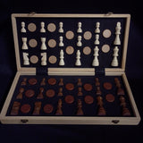 Wood Chess/Checker Set