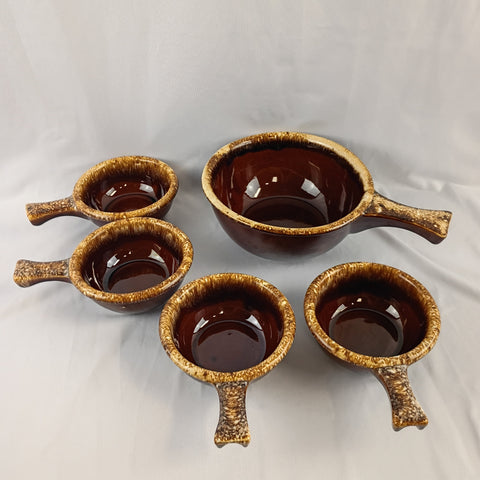 VTG Hull Pottery Casserole Set