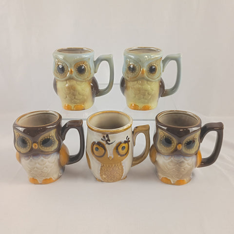 VTG Owl Mugs