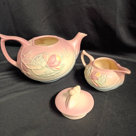 VTG Hull Pottery Teapot & Creamer