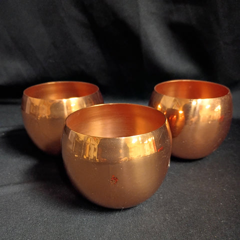 Set of 3 Coppercraft Cups