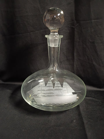 VTG Nautical Crystal Decanter
