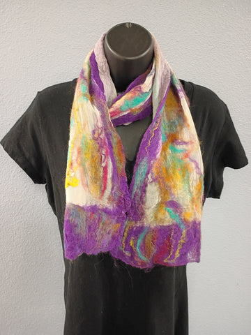 Felted Fibers Scarf