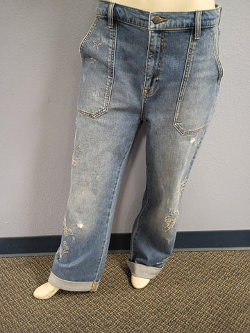 Johnny Was Sovanna Worker Jeans Sz 28