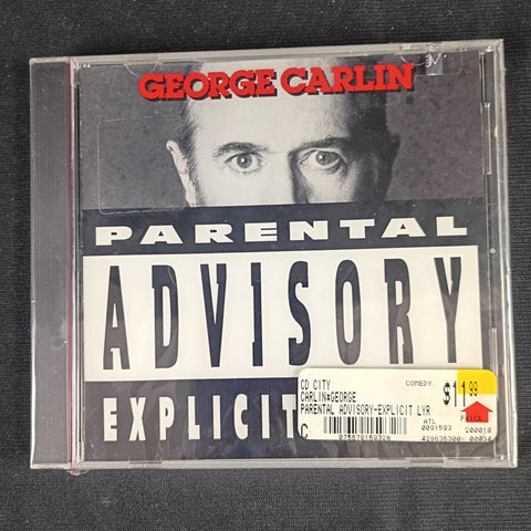 George Carlin Parental Advisory Comedy CD