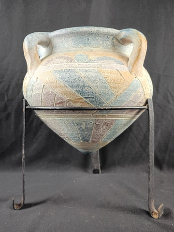 VTG River Junction Pottery Vessel w/ Stand
