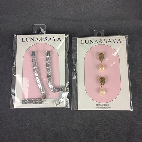 Two NEW Pairs of Luna & Saya Earrings