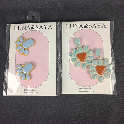 Two NEW Pairs of Luna & Saya Earrings