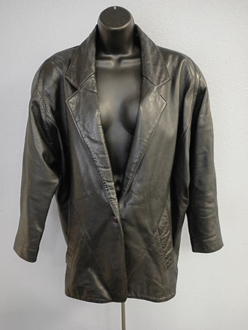 VTG Firenze Leather Jacket Sz M