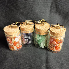 Multicolor Crystal Specimen Key Chains