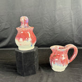 Art Pottery Drip Glaze Creamer & Sugars