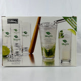 NIB Libbey 9 Piece Mojito set