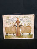 Biblical Print on Wood