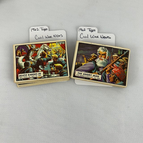 VTG Topps 1962 Civil War News Cards