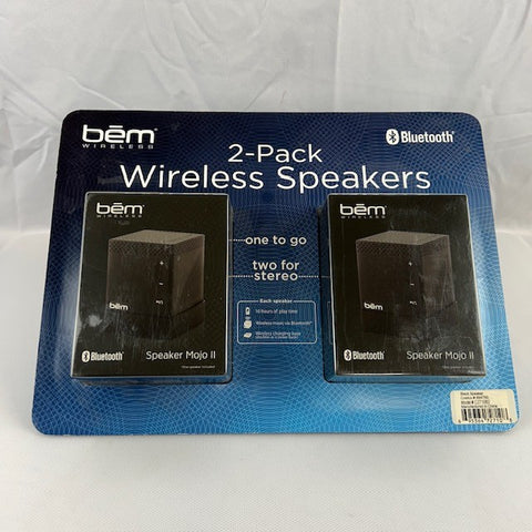 NIB Wireless Bluetooth Speaker Set