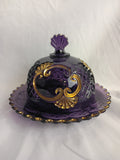 Antique Riverside Glass Dome Dish