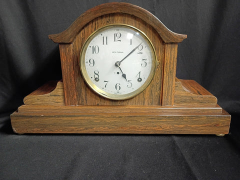 Seth Thomas Dark Walnut Mantle Clock