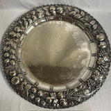 VTG Repousse Silver Plate Platter