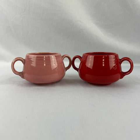 VTG Fiesta Ware Sugar Bowl Pair