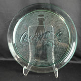 Coca-Cola Green Glass Serving Platter