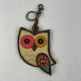 Chala Owl Change Purse Keychain