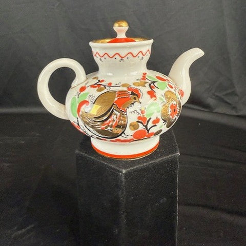 Lomonosov Porcelain Hand Painted Teapot