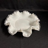 VTG Fenton Milk Glass Candy Dish