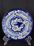 Anfora Puebla Blue Porcelain Plate