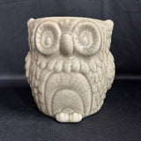 Crackle Owl Planter