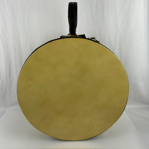 VTG. Droutman Leather Travel/Train Hat Box
