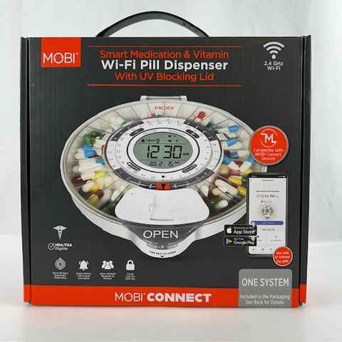 MOBI Connect medication & vitamin dispenser