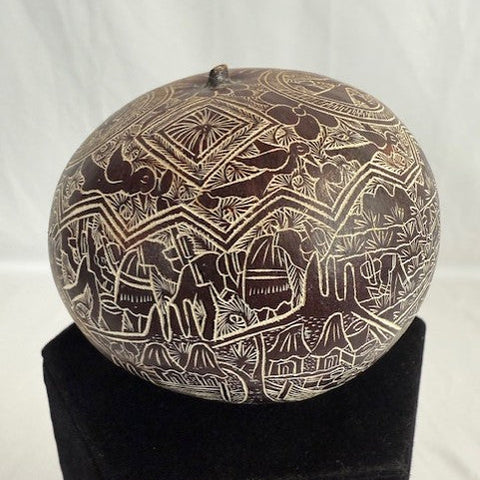 VTG Peruvian Gourd Rattle