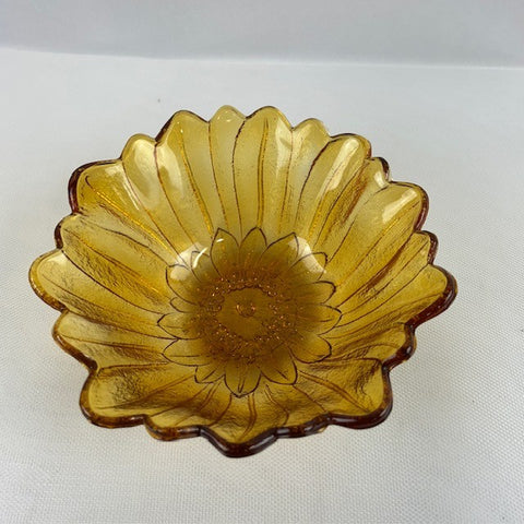 VTG Indiana Glass Sunflower Bowl
